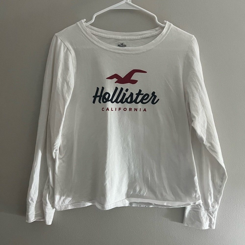 Hollister California white long sleeve sleep shirt